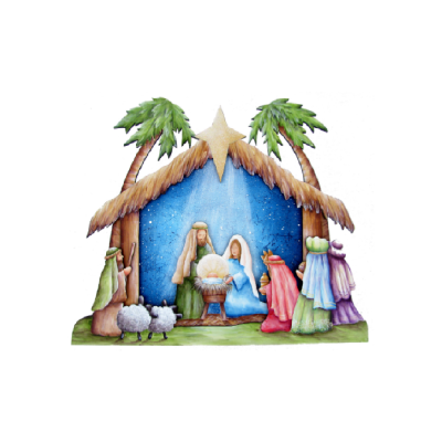 O' Night Divine Nativity Set E-Pattern by Chris Haughey