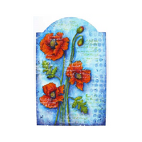 Poppy Magic Plaque Pattern by Chris Haughey