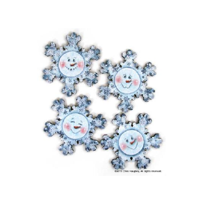 Happy Snowflake Coasters E-Pattern