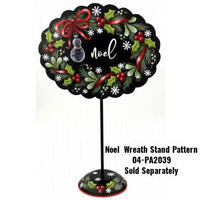 Christmas Script Words Stencil
