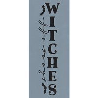 Shoes Off Witches Stencil