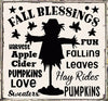 Fall Blessings Scarecrow Stencil