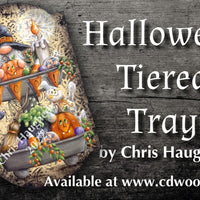 Halloween Tiered Tray E-Pattern by Chris Haughey