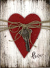 Love with Hearts Stencil