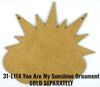 You are my Sunshine Ornament Pattern