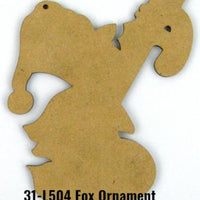 Foxy Candy Cane  Ornament Pattern by Chris Haughey