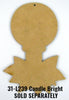 Candle Bright Ornament Pattern