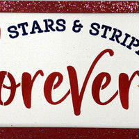 Stars and Stripes Forever Stencil