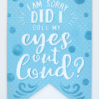 Roll Eyes Stencil