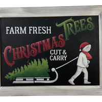 Fresh Cut Trees Stencil