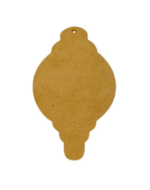 Round Laser Ornament