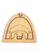 Manger Nativity Ornament