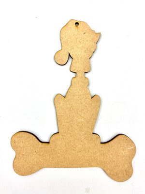 Short Ear Dog Ornament
