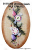10 in. Oval Plaque