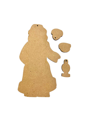 Santa with Lantern Ornament