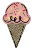 4" Ice Cream Cone