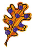 4" Oak Leaf