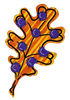 6" Oak Leaf