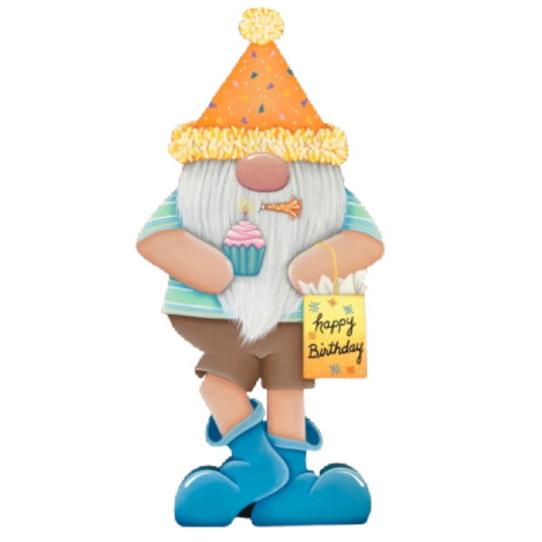 Happy Birthday Gnome E-Pattern By Jeannetta Cimo
