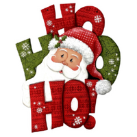 Ho Ho Ho Plaque E-Pattern by Chris Haughey