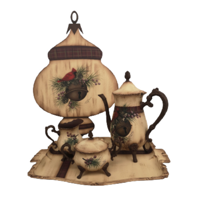 Jingle Bell (Tea Pot, Wall Ornament and Pail E-Pattern by Wendy Fahey