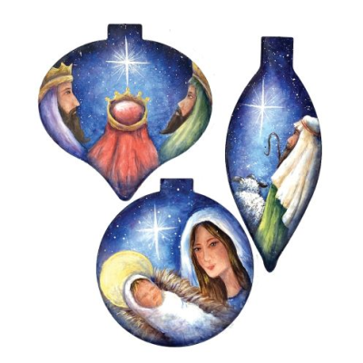 One Night in Bethlehem Ornaments E-Pattern by Chris Haughey