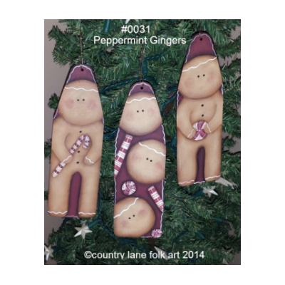 Peppermint Ginger Ornaments E-Pattern