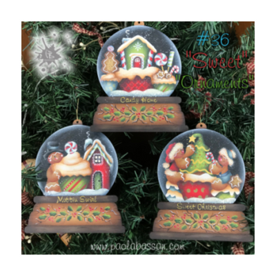 Sweet Ornaments E-Pattern By Paola Bassan