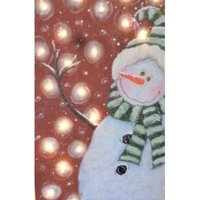 Twinkle Twinkle Snowman on Canvas E-Pattern By Betty Bowers