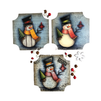 3 Time Snowman By Marika Moretti E-Pattern