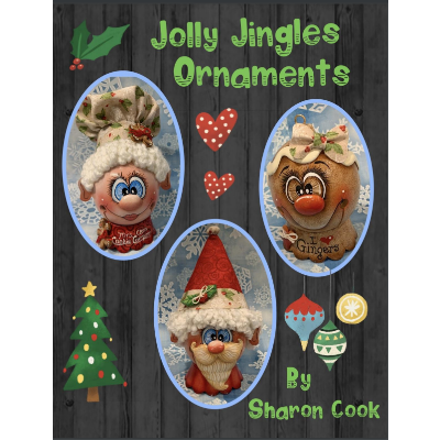 Jolly Jingles Ornaments E-Pattern By Sharon Cook