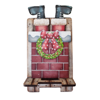 Santa's Here Panel E-pattern by Sandy Le Flore