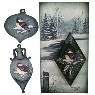 Snow Crested Boughs E-Pattern by Wendy Fahey
