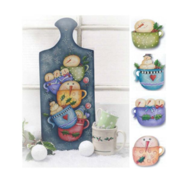 Snowie Cups E-Pattern by Deb Antonick