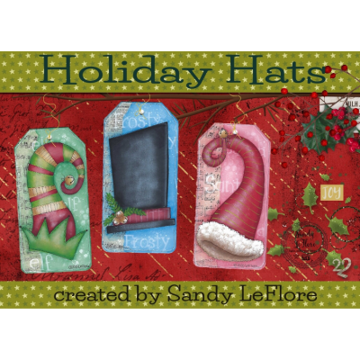 Holiday Hats E-pattern by Sandy Le Flore