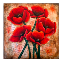 Bouquet of Poppies E-Pattern by Lonna Lamb