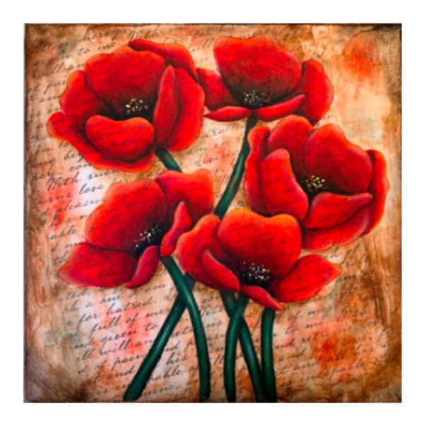 Bouquet of Poppies E-Pattern by Lonna Lamb