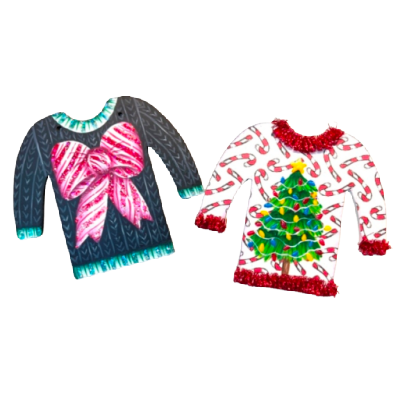 Ugly Christmas Sweater E-Pattern by Lonna Lamb