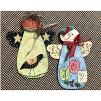 Winter Joy and Fall Pumpkin Angles E-Pattern By Betty Bowers