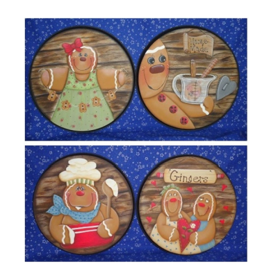 Gingerbread Stove Burner Covers E-Pattern