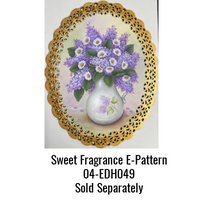 15" Oval Lace Plaque