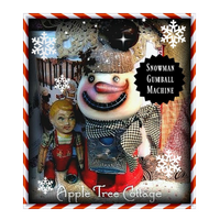 Snowman Gumball Machine E-Pattern by Martha Smalley