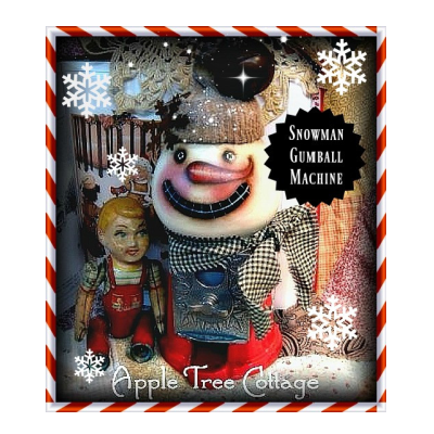 Snowman Gumball Machine E-Pattern by Martha Smalley