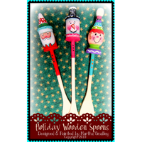 Holiday Wooden Spoons E-Pattern