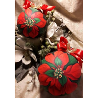 Poinsette Ornaments E-Pattern