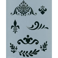 Flourishes Stencil