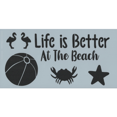 Life's a Beach Stencil