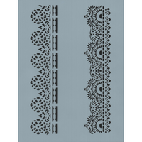 Lace Border Stencil #1