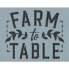 Farm to Table Stencil