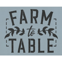 Farm to Table Stencil
